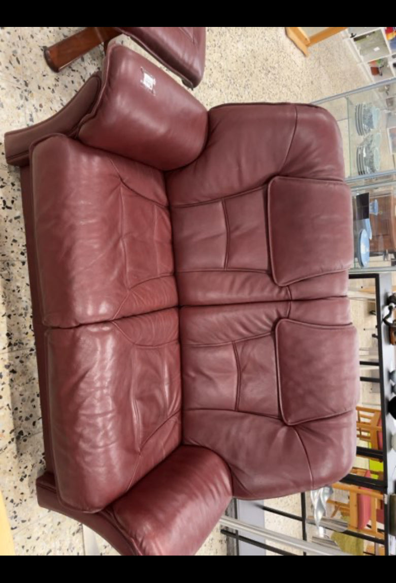 2 personers lædersofa